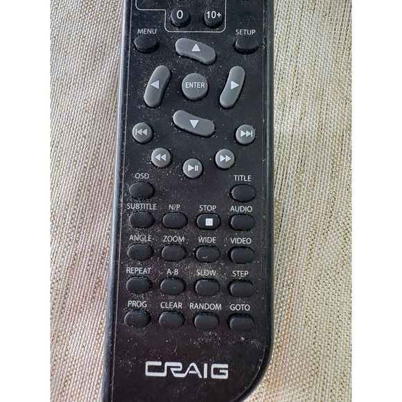 remote control for a Craig CVD401A DVD Player - Picture 4 of 5